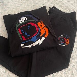 Billionaire Boys Club Black Set with Colorful Astronaut Graphic